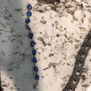 Evil eye bracelet sterling silver!